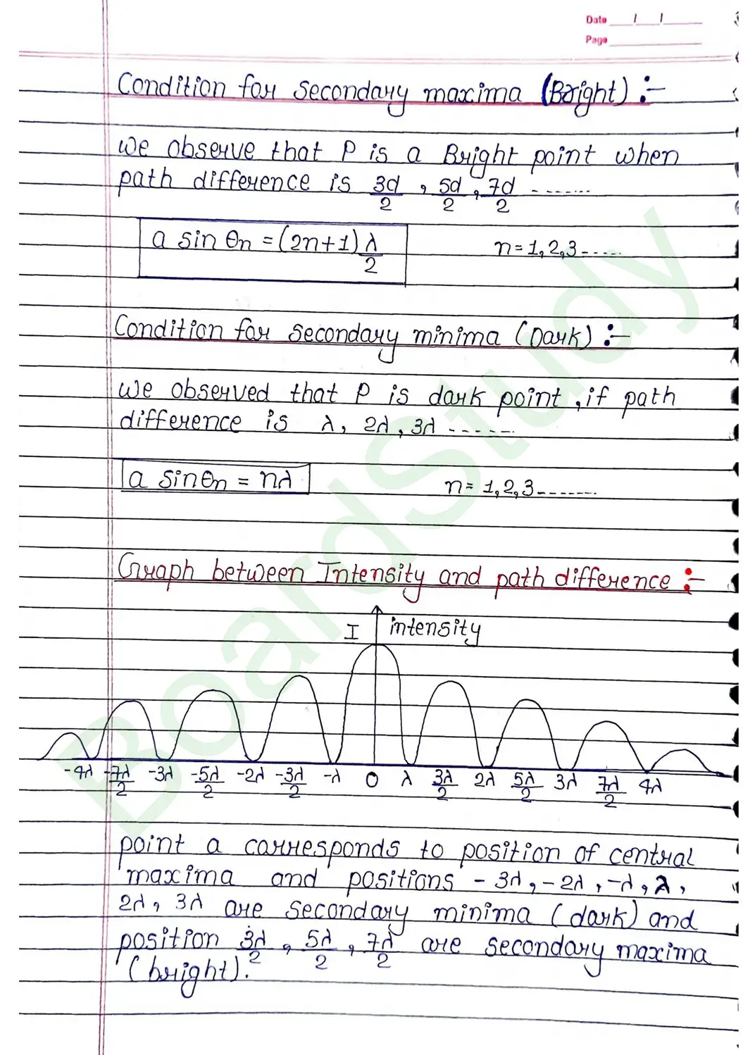 Wave Optics Class 12 Physics Chapter 10 Notes (Handwritten Notes PDF Download) 30 10. Wave optics_page-0030