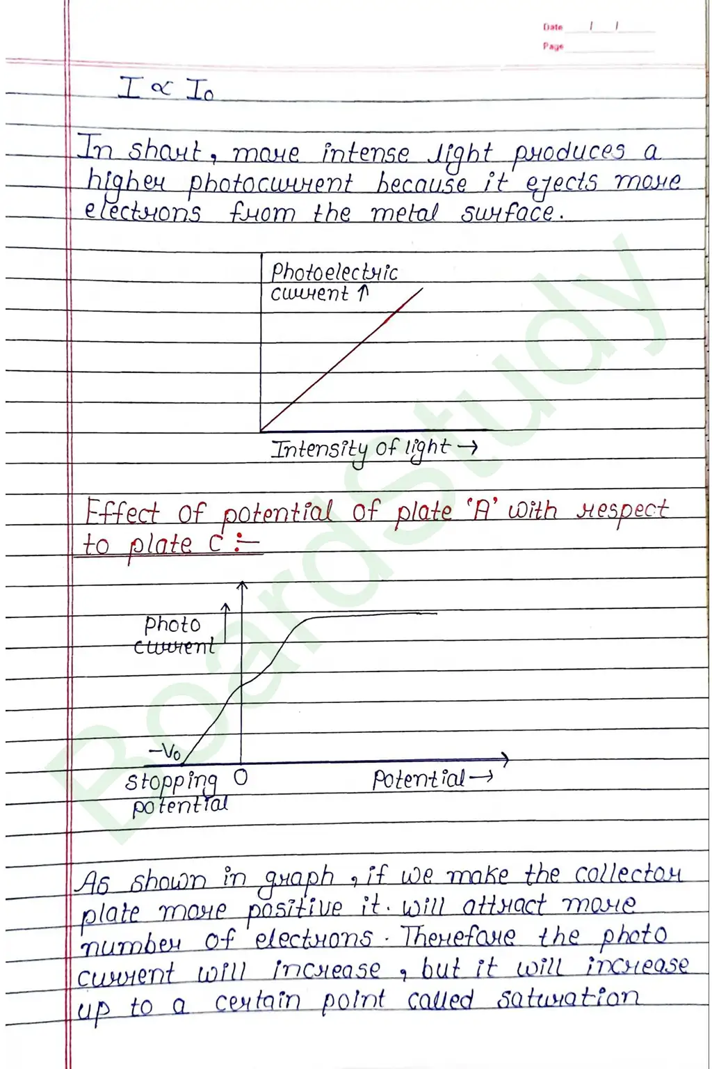 Dual Nature of Radiation and Matter Class 12 Physics Chapter 11 Notes (Handwritten Notes PDF Download) 9 11. Dual Radiation of Nature_page-0009