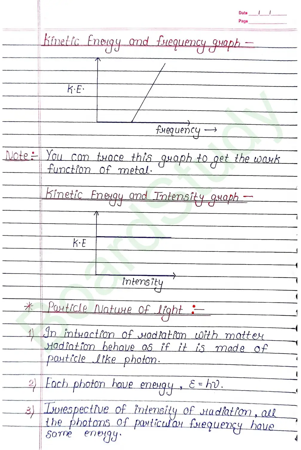 Dual Nature of Radiation and Matter Class 12 Physics Chapter 11 Notes (Handwritten Notes PDF Download) 12 11. Dual Radiation of Nature_page-0012
