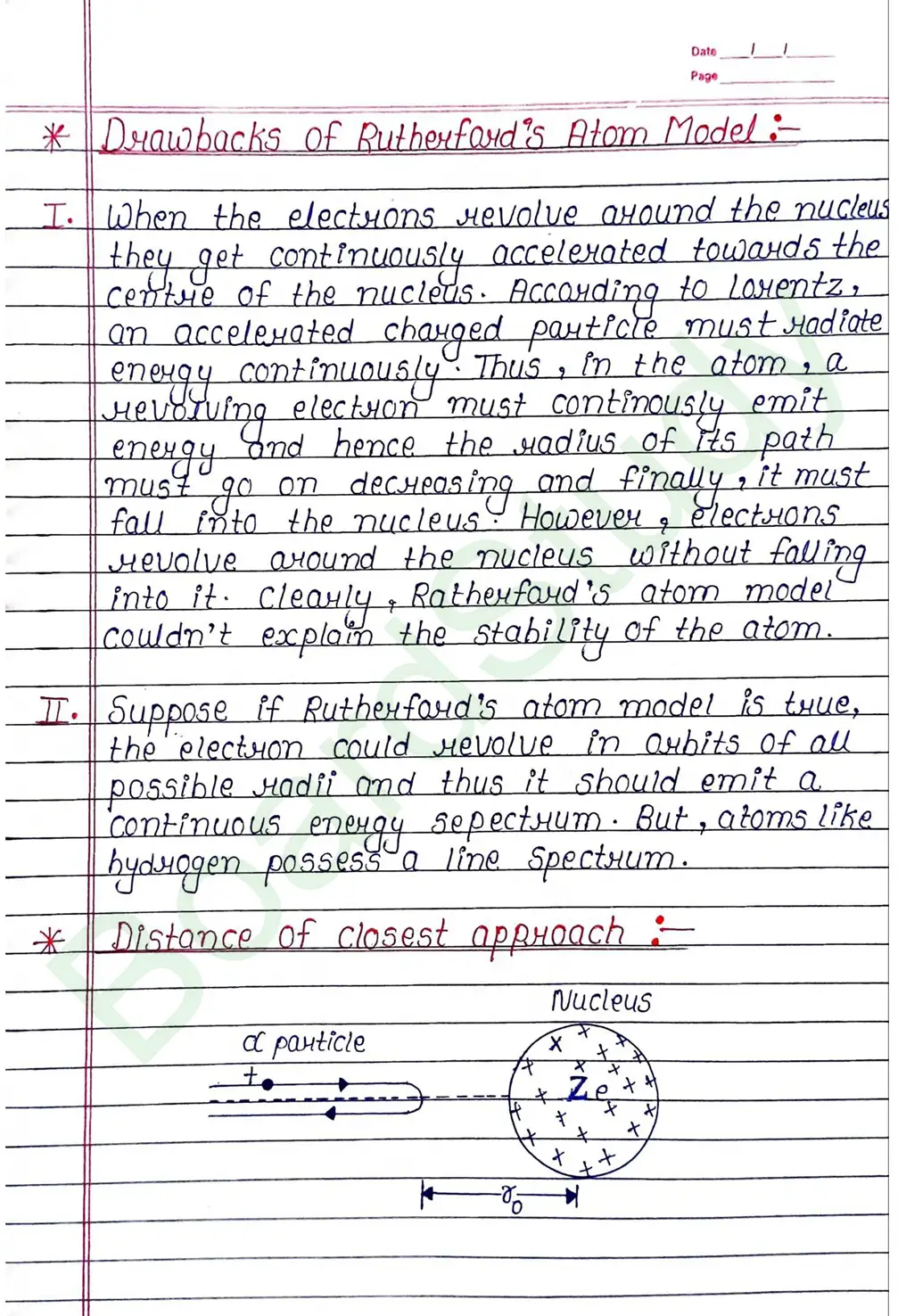 Atoms Class 12 Physics Chapter 12 Notes (Handwritten Notes PDF Download) 4 12. Atoms_page-0004