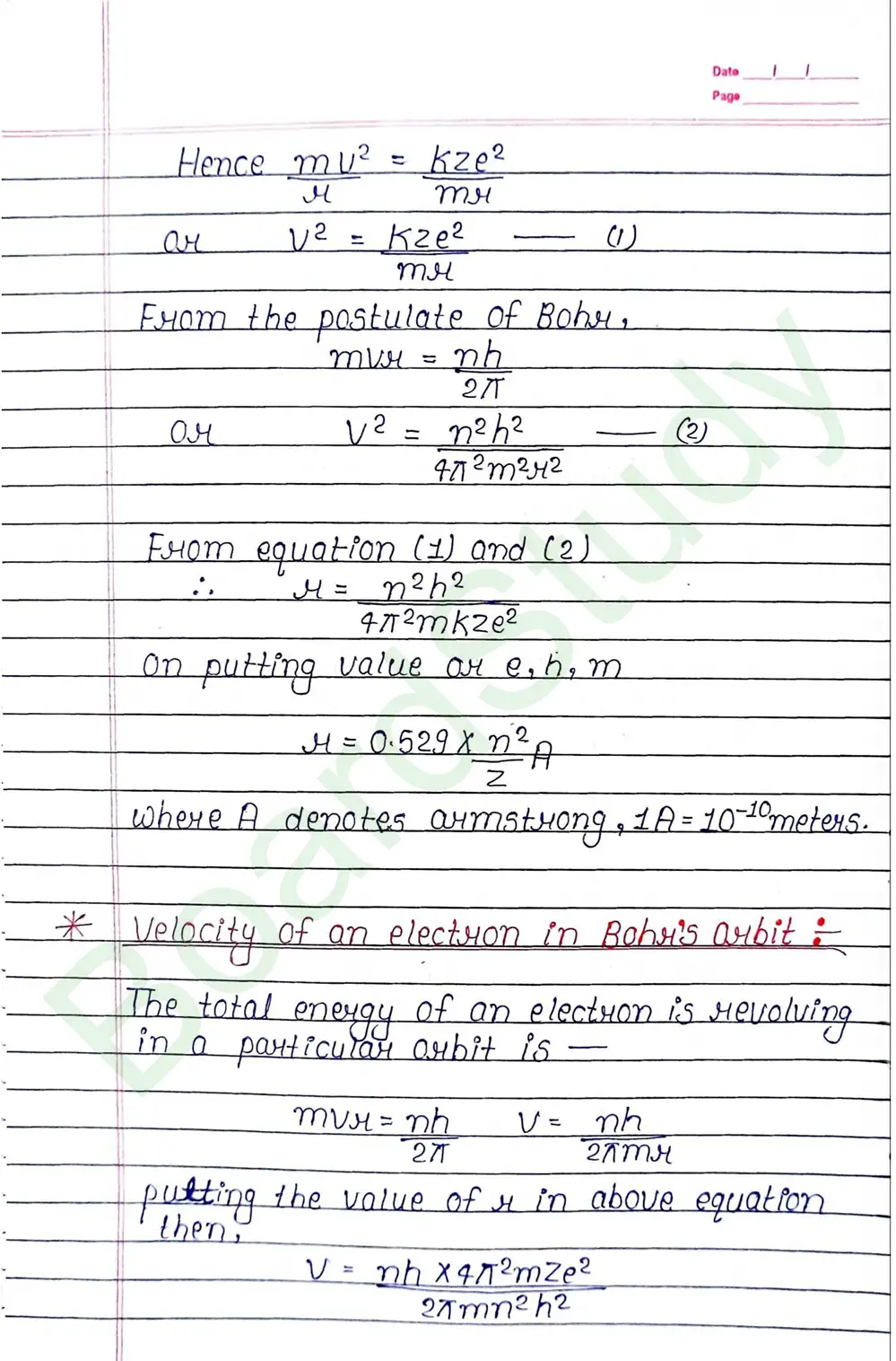Atoms Class 12 Physics Chapter 12 Notes (Handwritten Notes PDF Download) 11 12. Atoms_page-0011