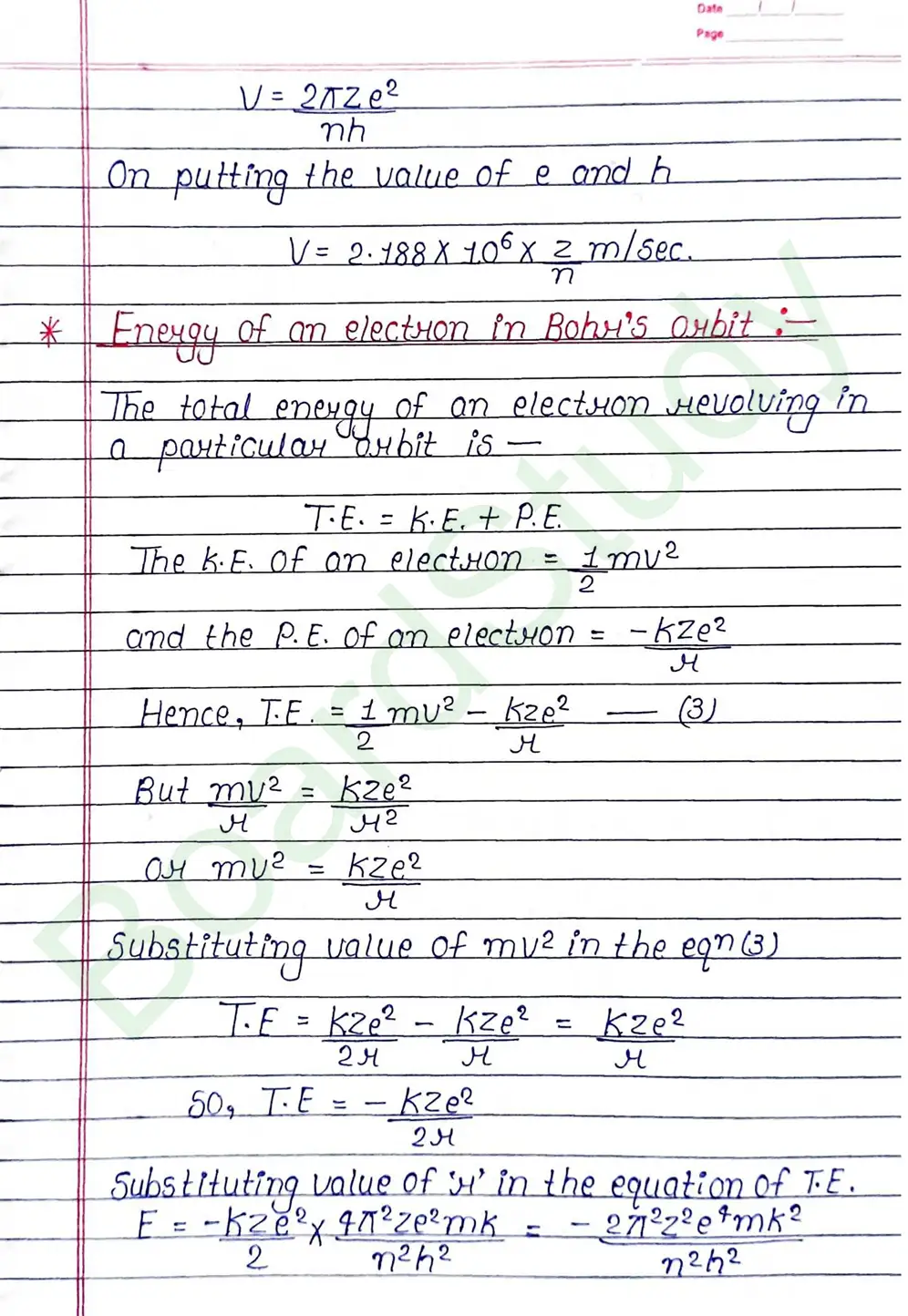 Atoms Class 12 Physics Chapter 12 Notes (Handwritten Notes PDF Download) 12 12. Atoms_page-0012
