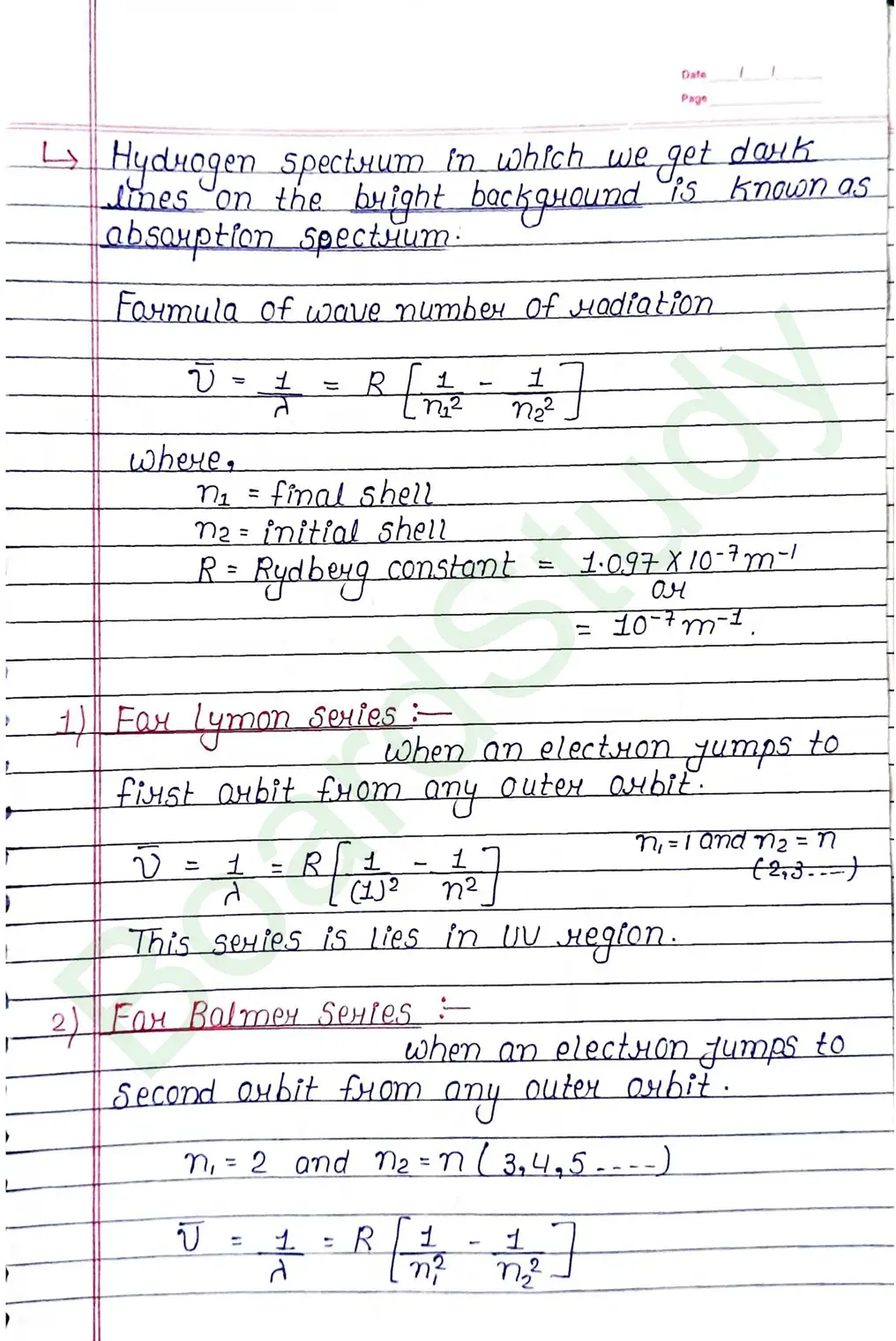 Atoms Class 12 Physics Chapter 12 Notes (Handwritten Notes PDF Download) 14 12. Atoms_page-0014