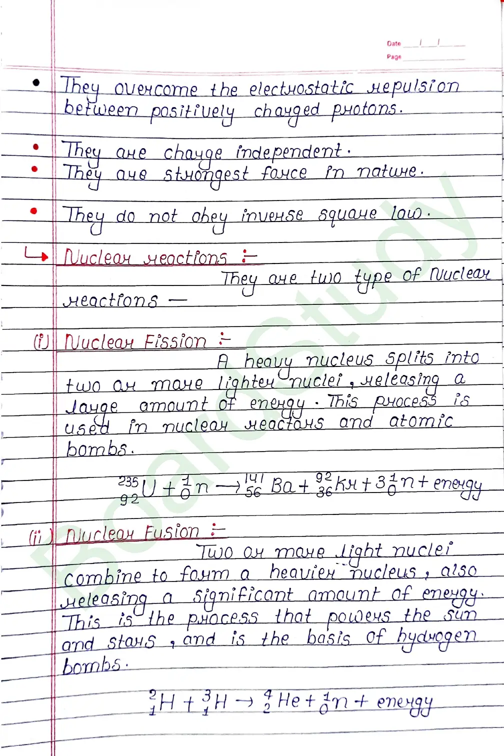 Nuclei Class 12 Physics Chapter 13 Notes (Handwritten Notes PDF Download) 9 13. Nuclei_page-0009