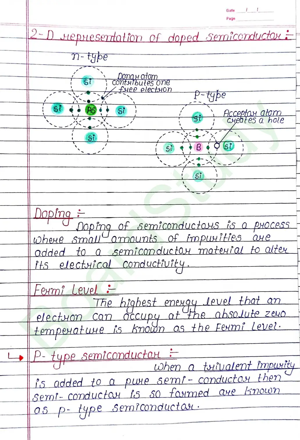 Semiconductor Electronic Class 12 Physics Chapter 14 Notes (Handwritten Notes PDF Download) 6 14. Semiconductor_page-0006