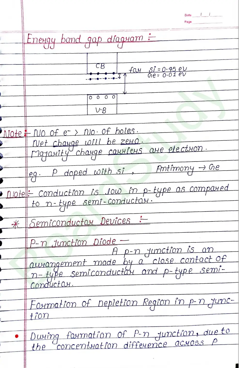 Semiconductor Electronic Class 12 Physics Chapter 14 Notes (Handwritten Notes PDF Download) 8 14. Semiconductor_page-0008