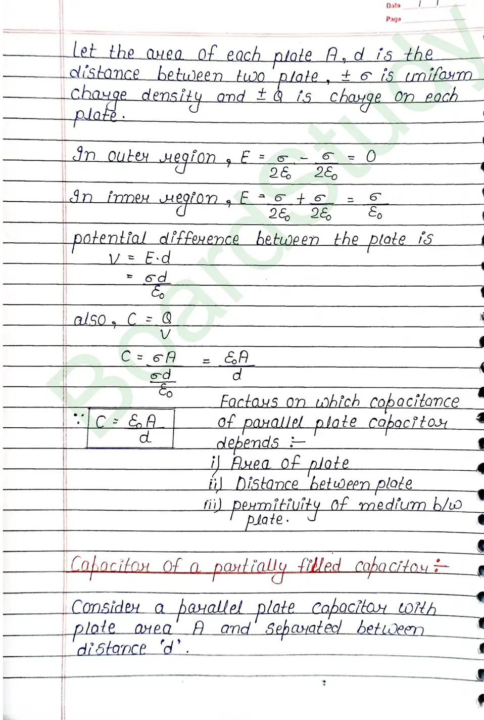Electrostatic Potential and Capacitance Class 12 Physics Chapter 2 Notes (Handwritten Notes PDF Download) 18 2. Electrostatic potential and capacitance_page-0018