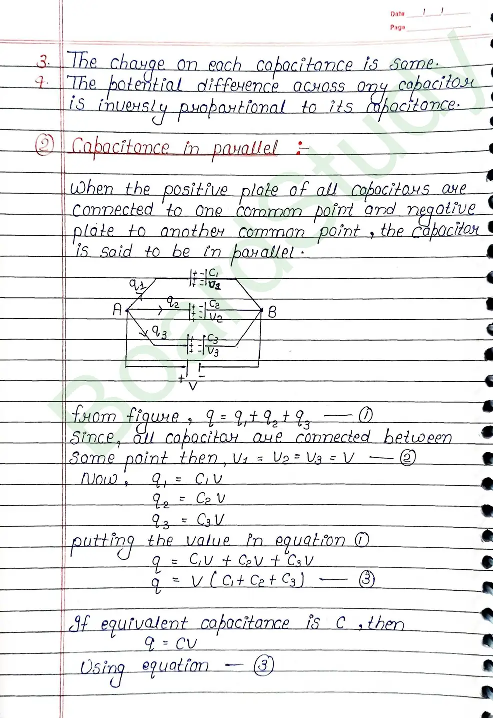 Electrostatic Potential and Capacitance Class 12 Physics Chapter 2 Notes (Handwritten Notes PDF Download) 22 2. Electrostatic potential and capacitance_page-0022