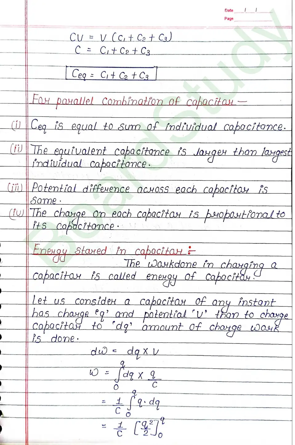 Electrostatic Potential and Capacitance Class 12 Physics Chapter 2 Notes (Handwritten Notes PDF Download) 23 2. Electrostatic potential and capacitance_page-0023