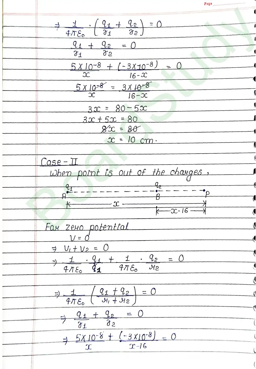 Electrostatic Potential and Capacitance Class 12 Physics Chapter 2 Notes (Handwritten Notes PDF Download) 30 2. Electrostatic potential and capacitance_page-0030