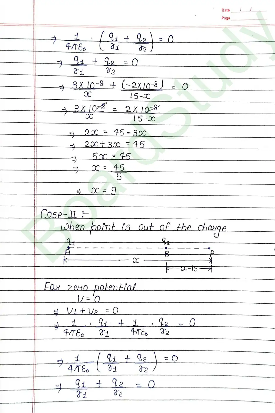 Electrostatic Potential and Capacitance Class 12 Physics Chapter 2 Notes (Handwritten Notes PDF Download) 32 2. Electrostatic potential and capacitance_page-0032