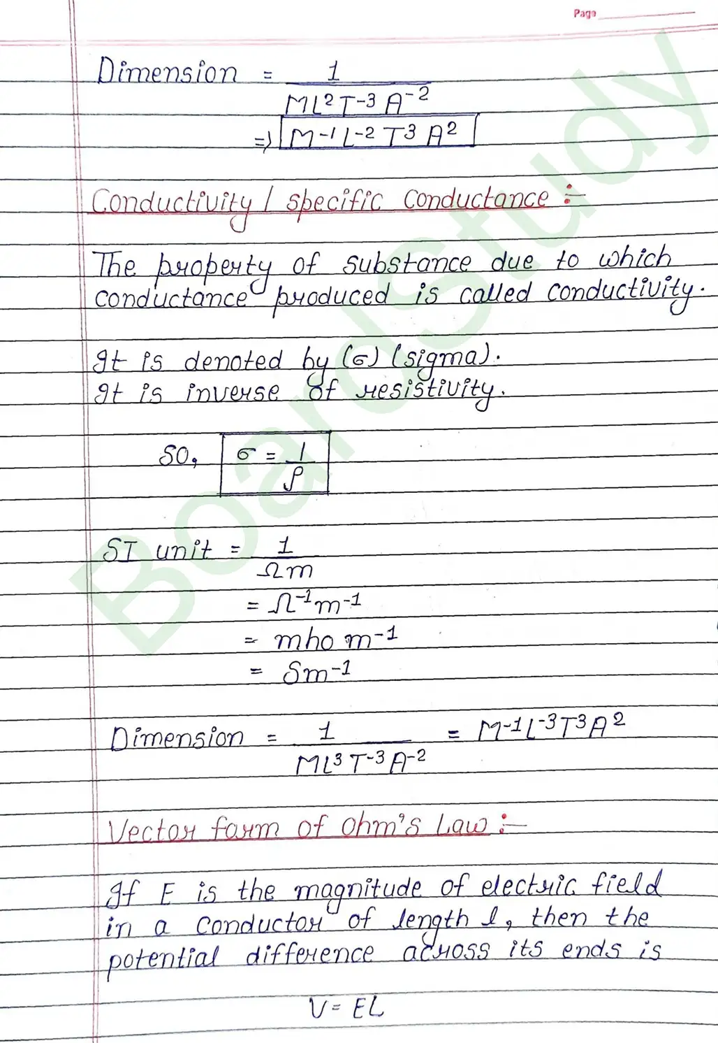 Current Electricity Class 12 Physics Chapter 3 Notes (Handwritten Notes PDF Download) 6 3. current electricity_page-0006