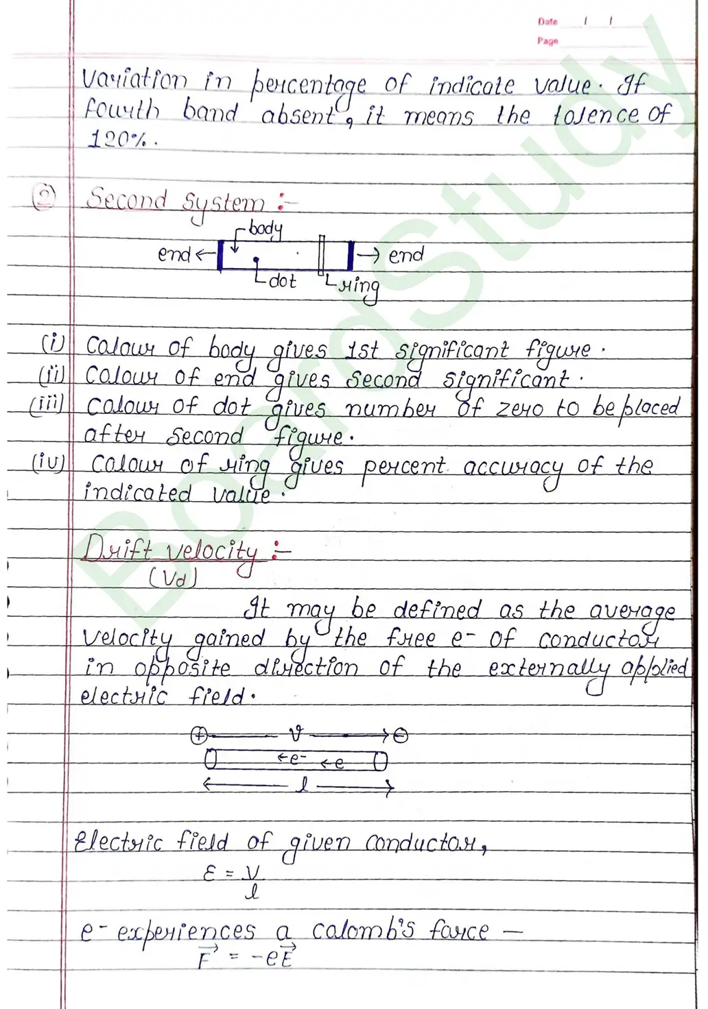 Current Electricity Class 12 Physics Chapter 3 Notes (Handwritten Notes PDF Download) 9 3. current electricity_page-0009