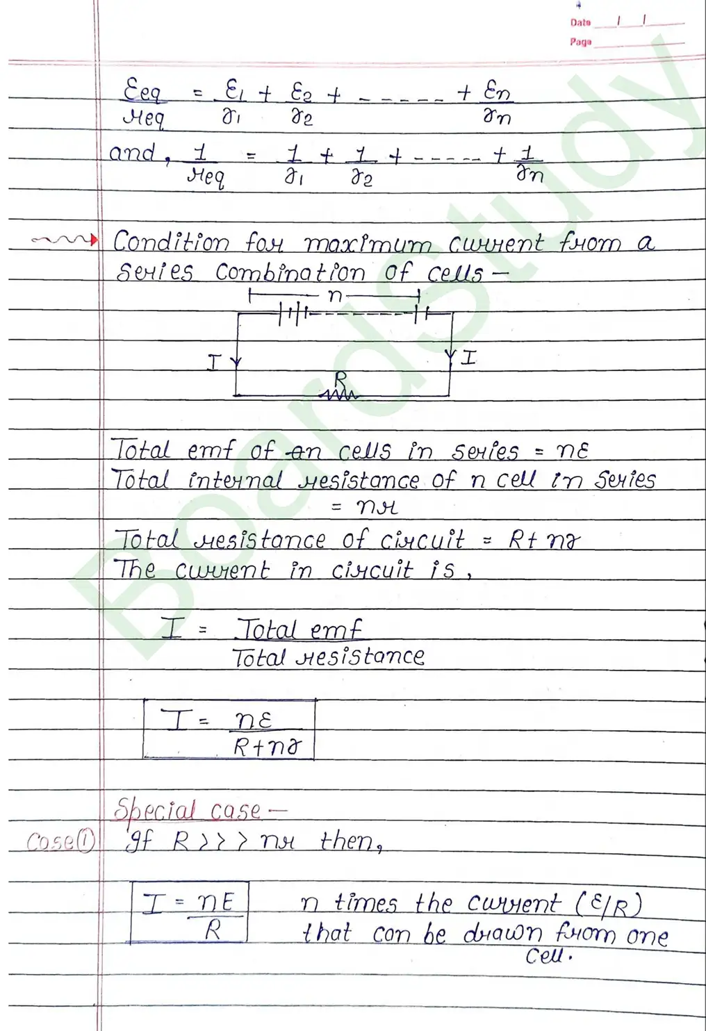 Current Electricity Class 12 Physics Chapter 3 Notes (Handwritten Notes PDF Download) 23 3. current electricity_page-0022