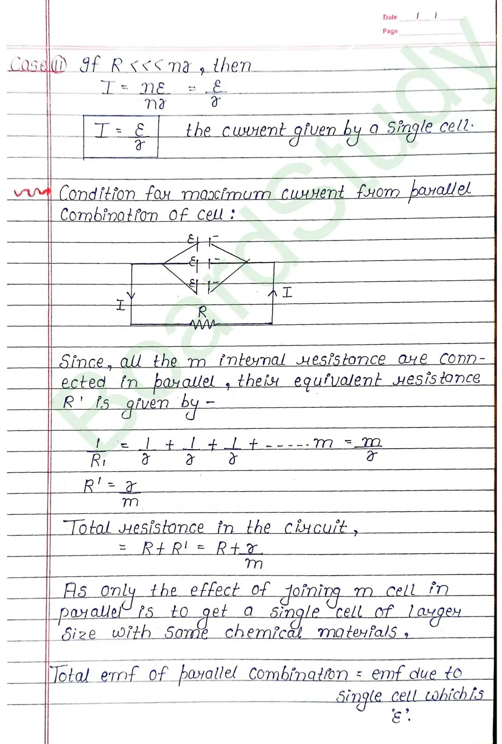 Current Electricity Class 12 Physics Chapter 3 Notes (Handwritten Notes PDF Download) 22 3. current electricity_page-0023