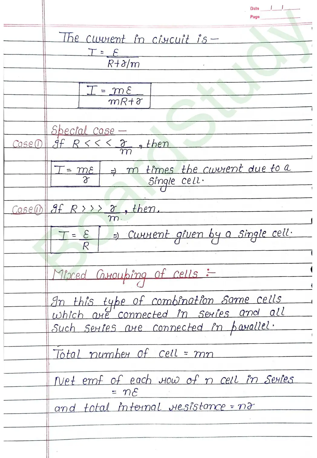 Current Electricity Class 12 Physics Chapter 3 Notes (Handwritten Notes PDF Download) 24 3. current electricity_page-0024