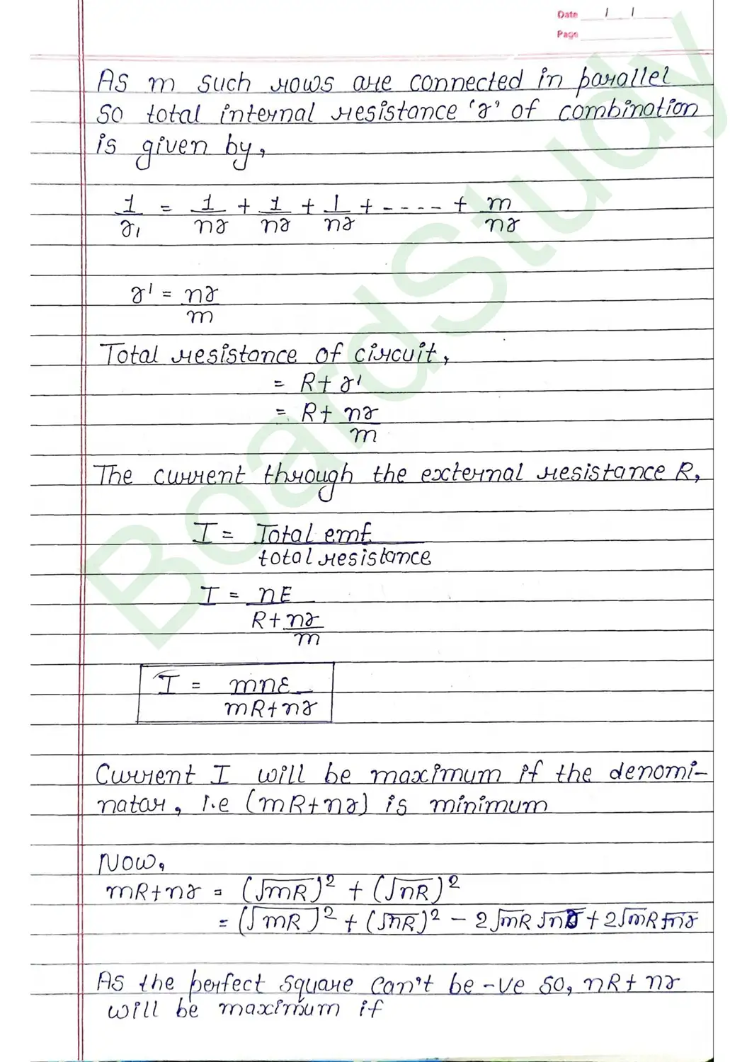 Current Electricity Class 12 Physics Chapter 3 Notes (Handwritten Notes PDF Download) 25 3. current electricity_page-0025