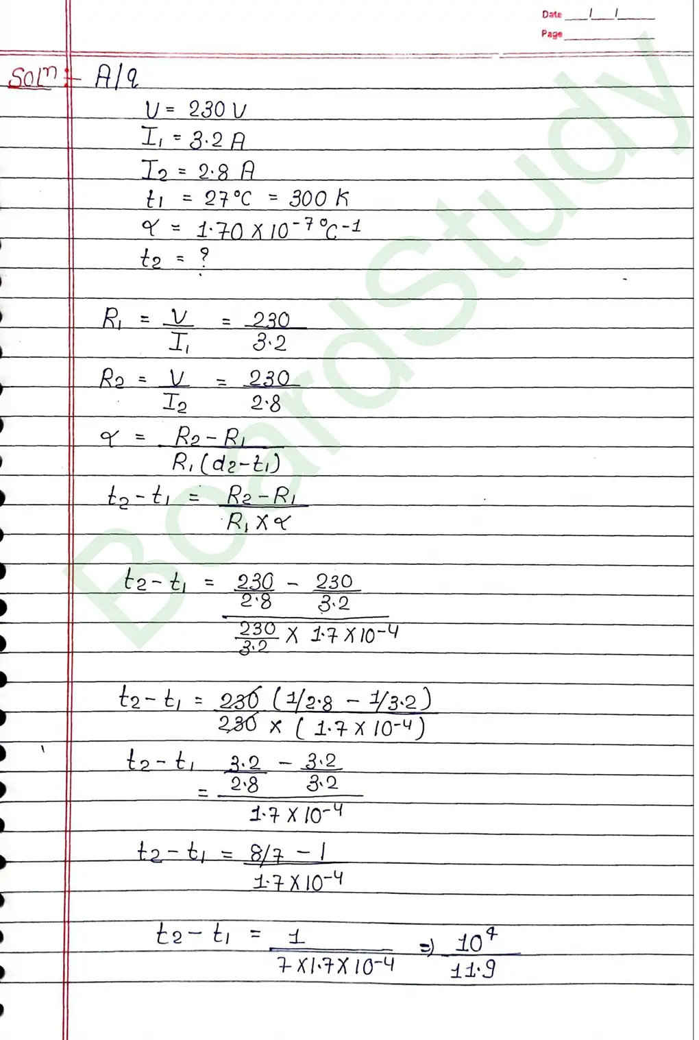 Current Electricity Class 12 Physics Chapter 3 Notes (Handwritten Notes PDF Download) 37 3. current electricity_page-0037