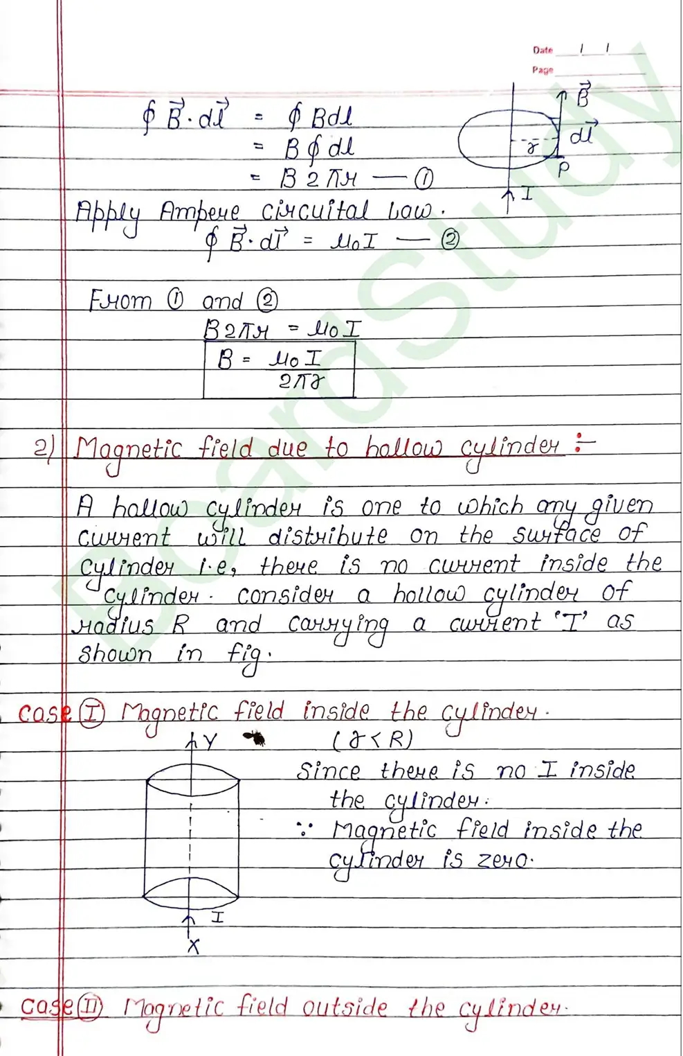 Moving Charges and Magnetism Class 12 Physics Chapter 4 Notes (Handwritten Notes PDF Download) 15 4. Moving charge and magnetism_page-0015