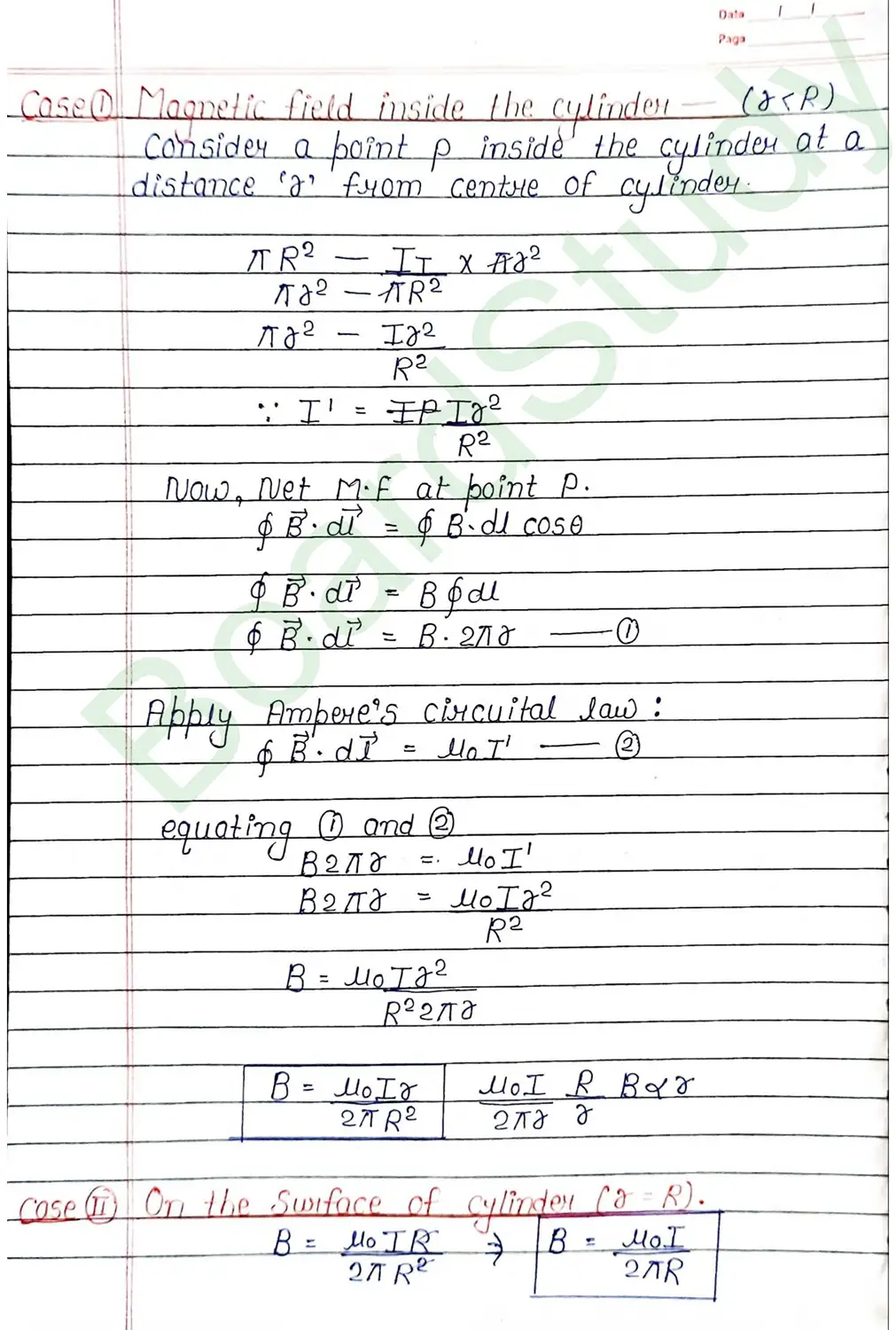 Moving Charges and Magnetism Class 12 Physics Chapter 4 Notes (Handwritten Notes PDF Download) 18 4. Moving charge and magnetism_page-0018