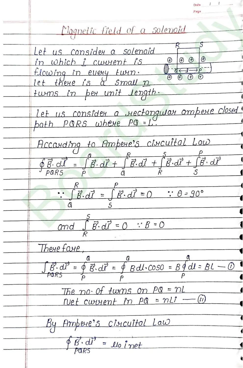 Moving Charges and Magnetism Class 12 Physics Chapter 4 Notes (Handwritten Notes PDF Download) 20 4. Moving charge and magnetism_page-0020