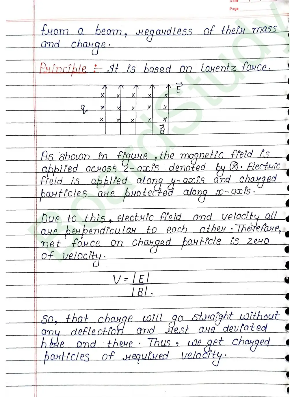 Moving Charges and Magnetism Class 12 Physics Chapter 4 Notes (Handwritten Notes PDF Download) 28 4. Moving charge and magnetism_page-0028