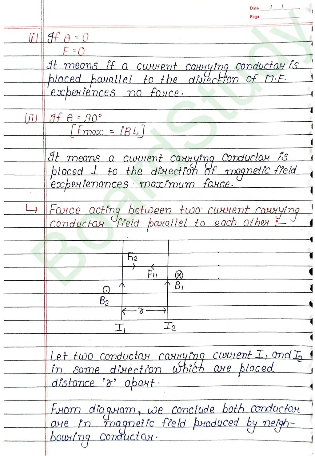 Moving Charges and Magnetism Class 12 Physics Chapter 4 Notes (Handwritten Notes PDF Download) 30 4. Moving charge and magnetism_page-0030