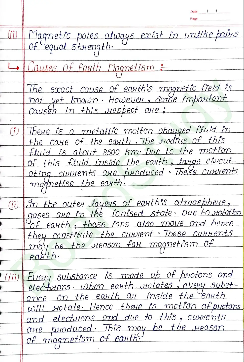 Magnetism And Matter Class 12 Physics Chapter 5 Notes (Handwritten Notes PDF Download) 13 5. Magnetism and matter_page-0013
