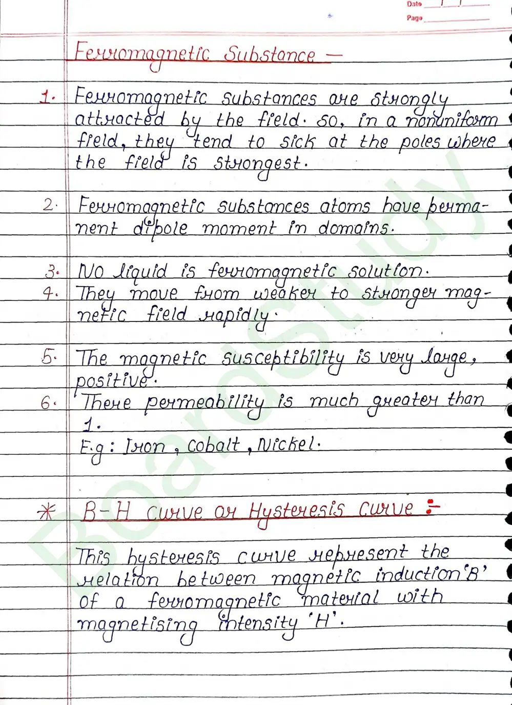 Magnetism And Matter Class 12 Physics Chapter 5 Notes (Handwritten Notes PDF Download) 20 5. Magnetism and matter_page-0020