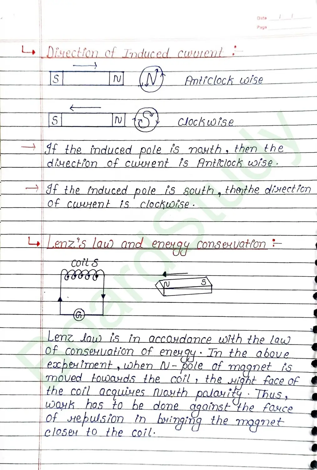 Electromagnetic Induction Class 12 Physics Chapter 6 Notes (Handwritten Notes PDF Download) 6 6. ElectroMagnetic Induction_page-0006