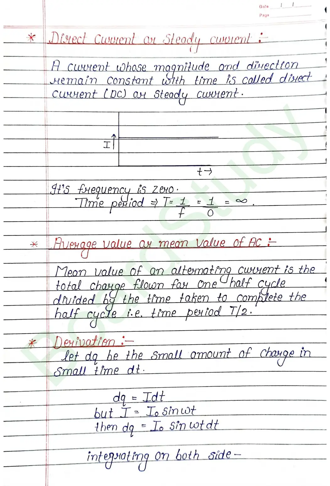 Alternating Current Class 12 Physics Chapter 7 Notes (Handwritten Notes PDF Download) 2 7. Alternating Current_page-0002