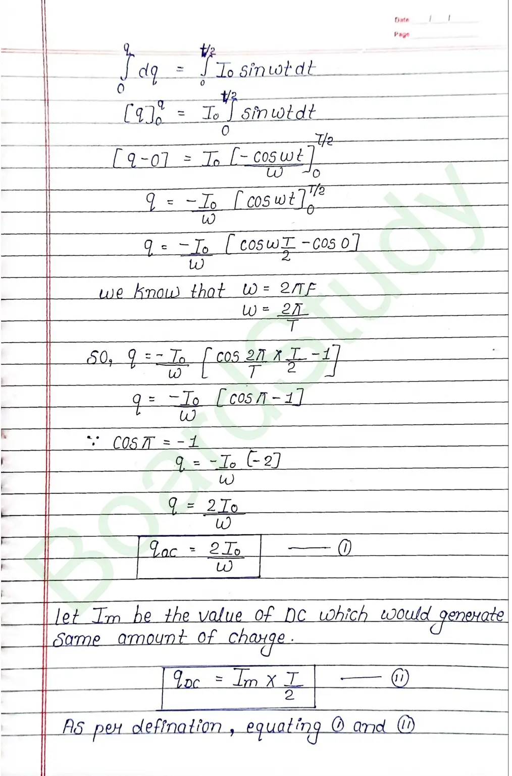 Alternating Current Class 12 Physics Chapter 7 Notes (Handwritten Notes PDF Download) 3 7. Alternating Current_page-0003