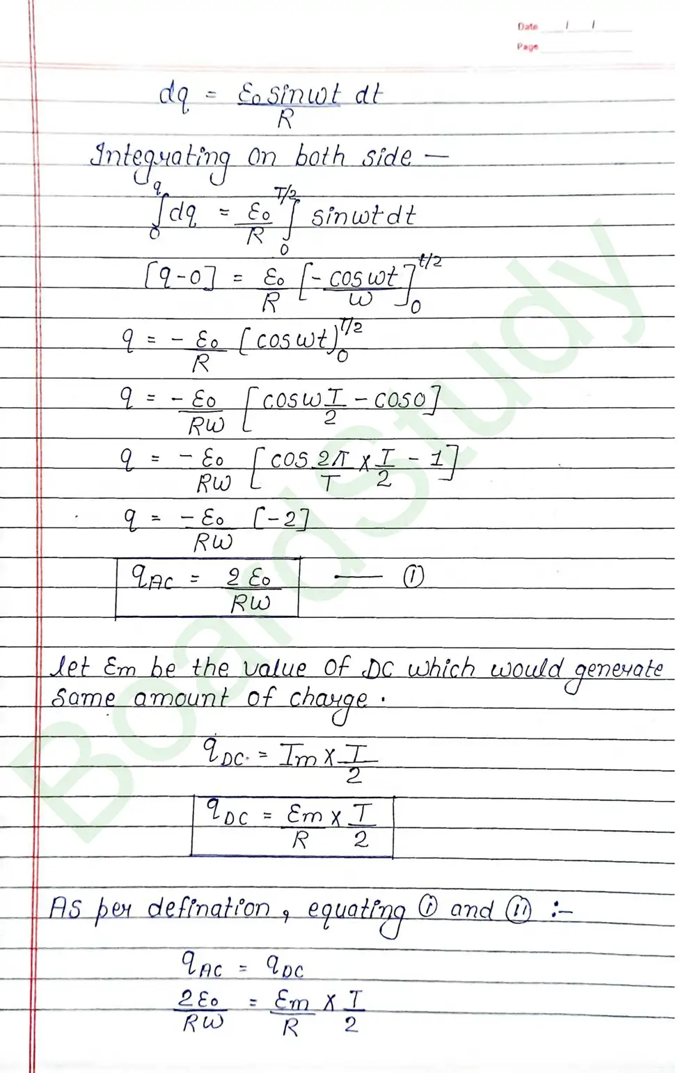 Alternating Current Class 12 Physics Chapter 7 Notes (Handwritten Notes PDF Download) 5 7. Alternating Current_page-0005