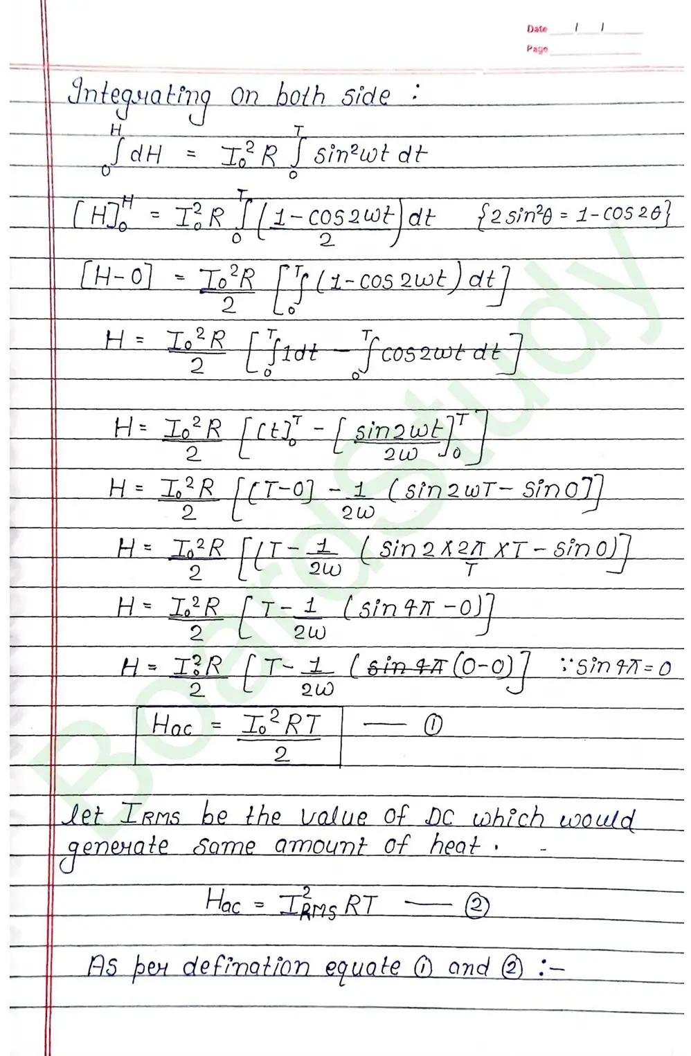 Alternating Current Class 12 Physics Chapter 7 Notes (Handwritten Notes PDF Download) 7 7. Alternating Current_page-0007