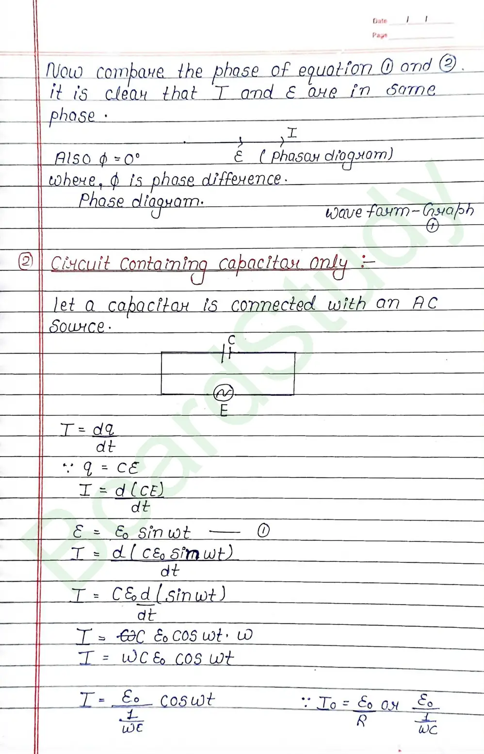 Alternating Current Class 12 Physics Chapter 7 Notes (Handwritten Notes PDF Download) 11 7. Alternating Current_page-0011