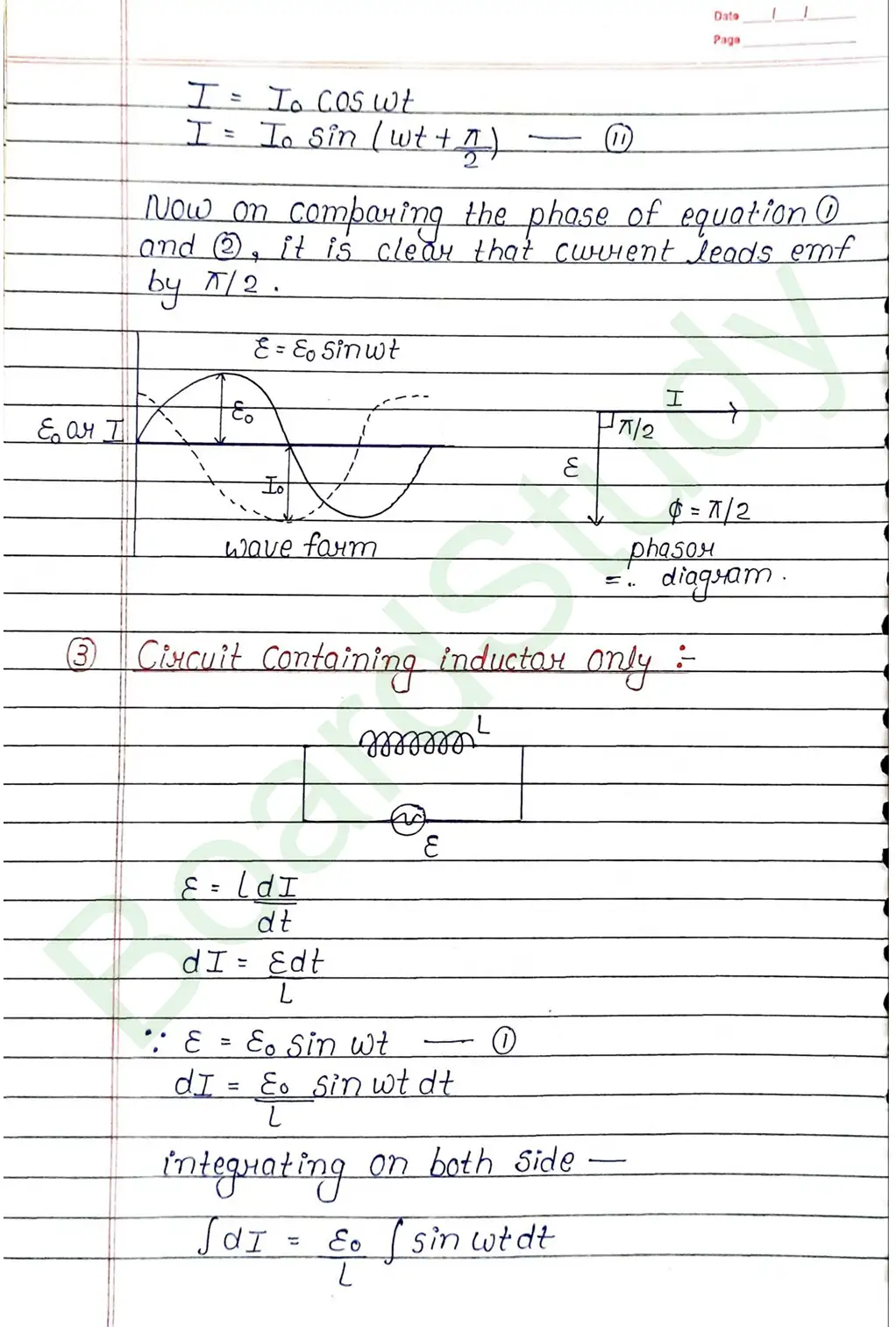 Alternating Current Class 12 Physics Chapter 7 Notes (Handwritten Notes PDF Download) 12 7. Alternating Current_page-0012