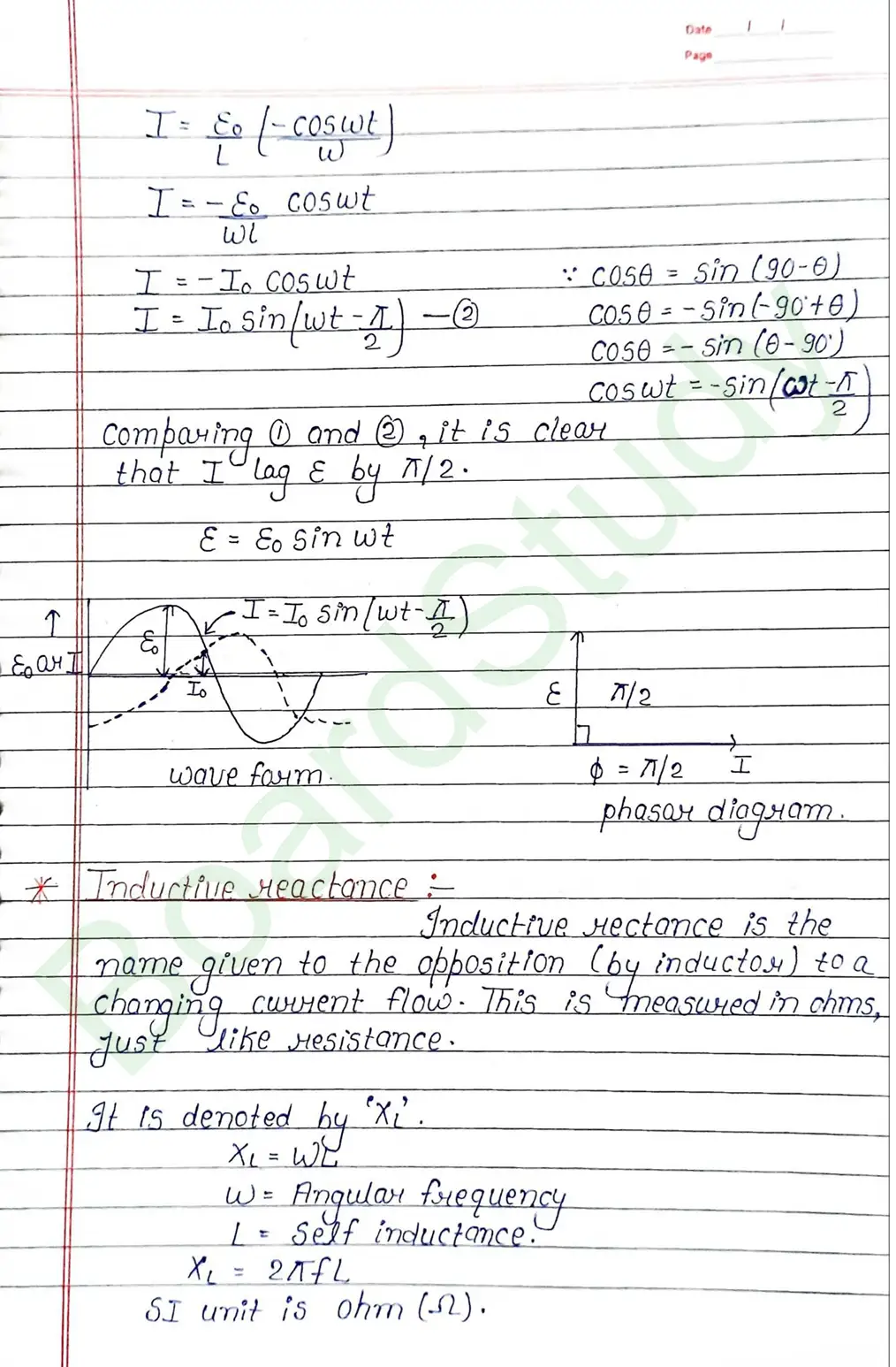 Alternating Current Class 12 Physics Chapter 7 Notes (Handwritten Notes PDF Download) 13 7. Alternating Current_page-0013