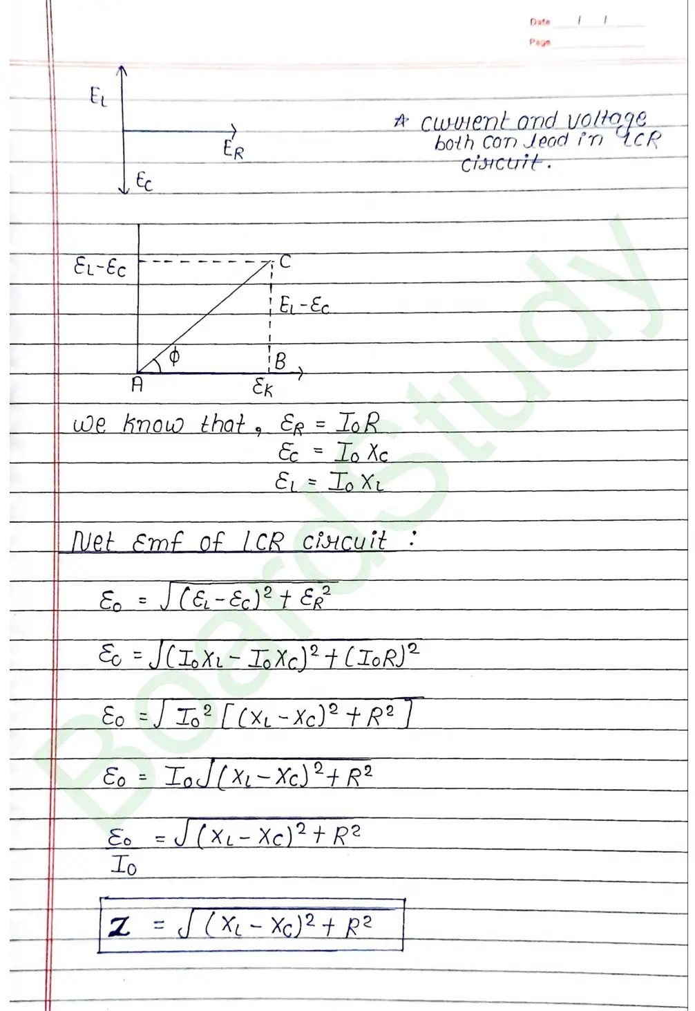 Alternating Current Class 12 Physics Chapter 7 Notes (Handwritten Notes PDF Download) 15 7. Alternating Current_page-0015