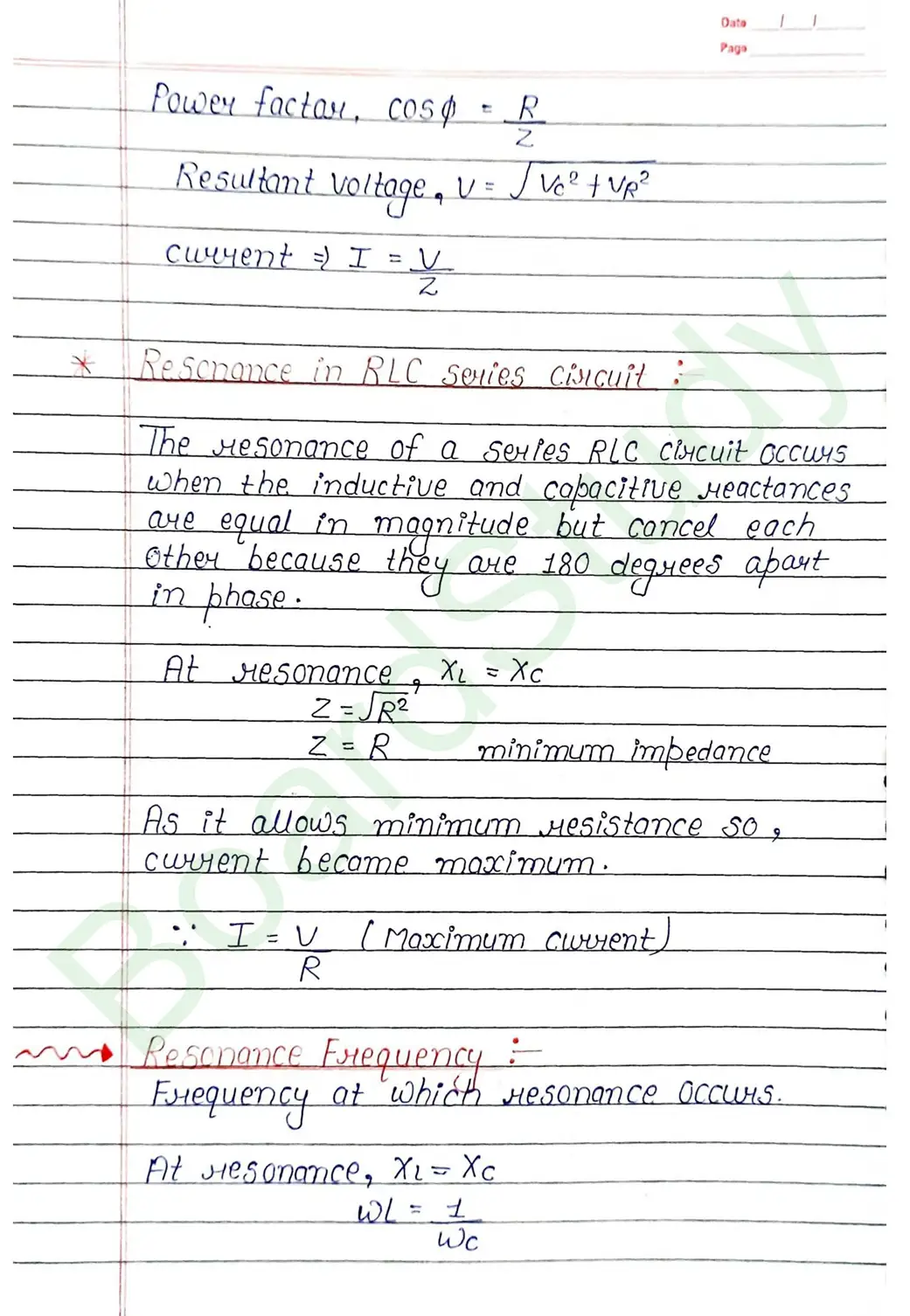 Alternating Current Class 12 Physics Chapter 7 Notes (Handwritten Notes PDF Download) 18 7. Alternating Current_page-0018