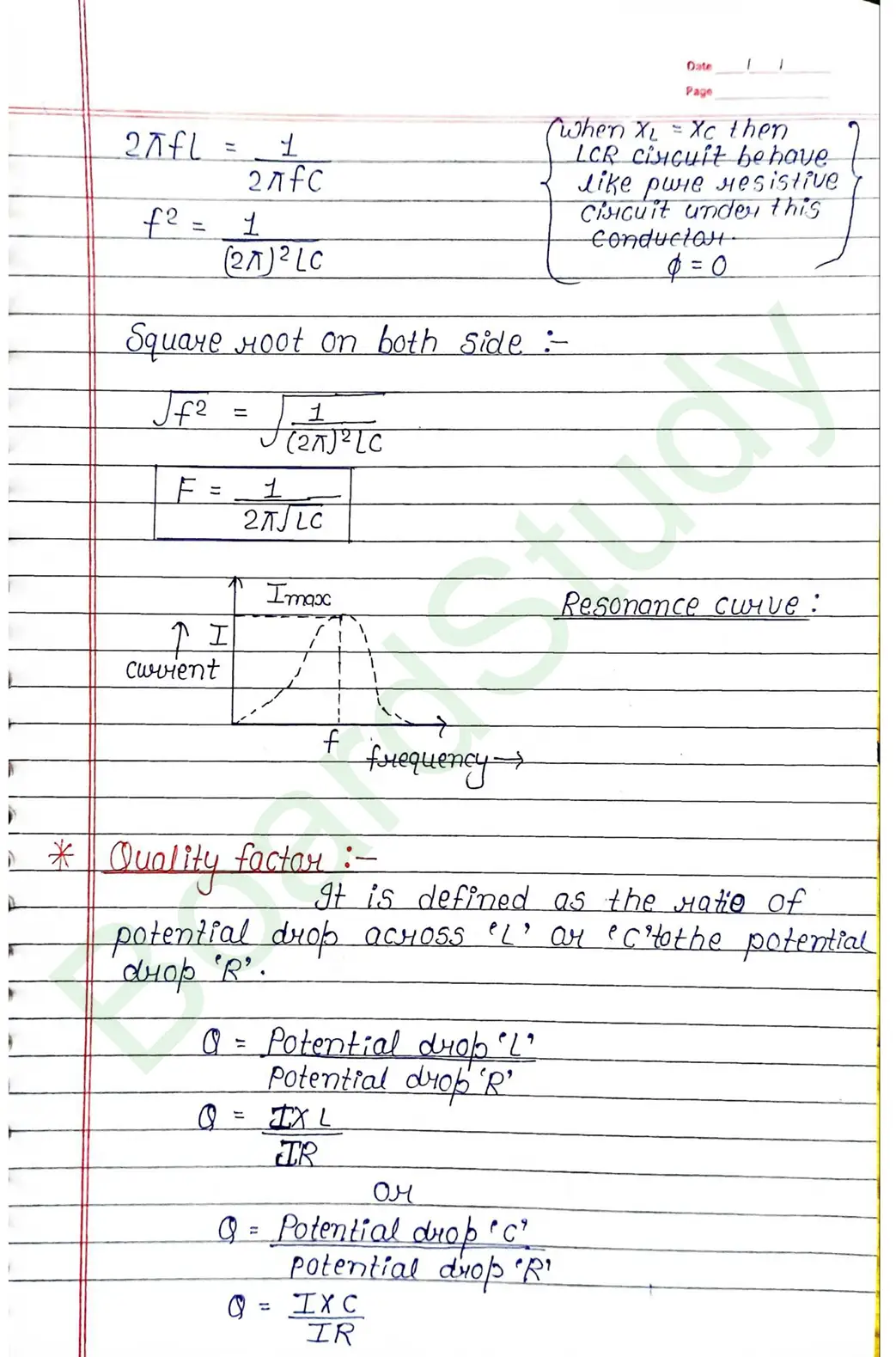 Alternating Current Class 12 Physics Chapter 7 Notes (Handwritten Notes PDF Download) 19 7. Alternating Current_page-0019