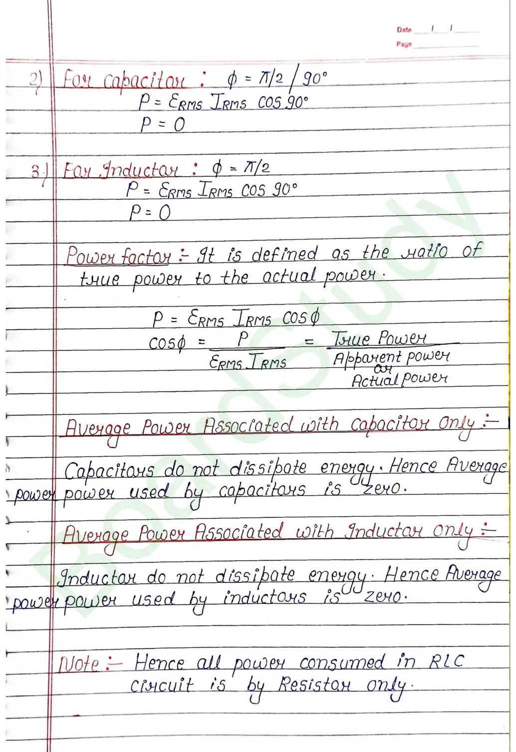 Alternating Current Class 12 Physics Chapter 7 Notes (Handwritten Notes PDF Download) 21 7. Alternating Current_page-0021