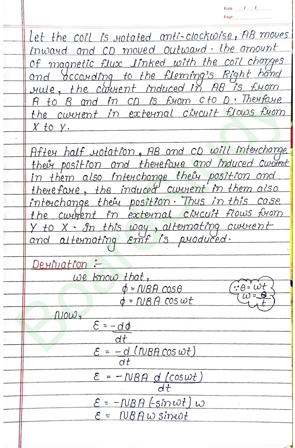 Alternating Current Class 12 Physics Chapter 7 Notes (Handwritten Notes PDF Download) 31 7. Alternating Current_page-0031