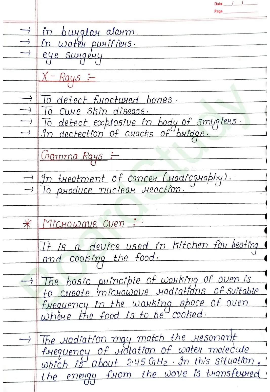 Electromagnetic Waves Class 12 Physics Chapter 8 Notes (Handwritten Notes PDF Download) 10 8. Electromagnetic waves_page-0010