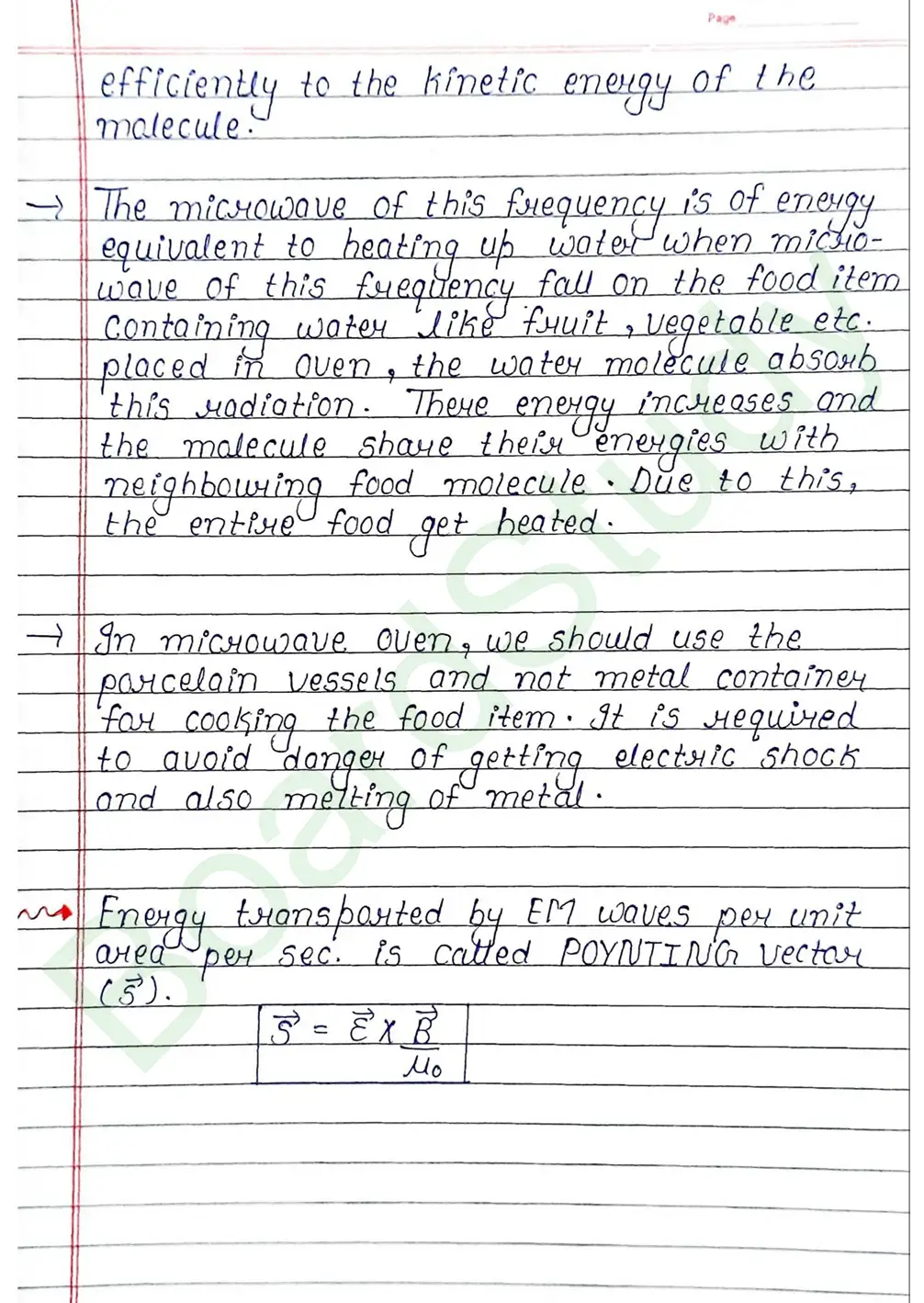 Electromagnetic Waves Class 12 Physics Chapter 8 Notes (Handwritten Notes PDF Download) 11 8. Electromagnetic waves_page-0011