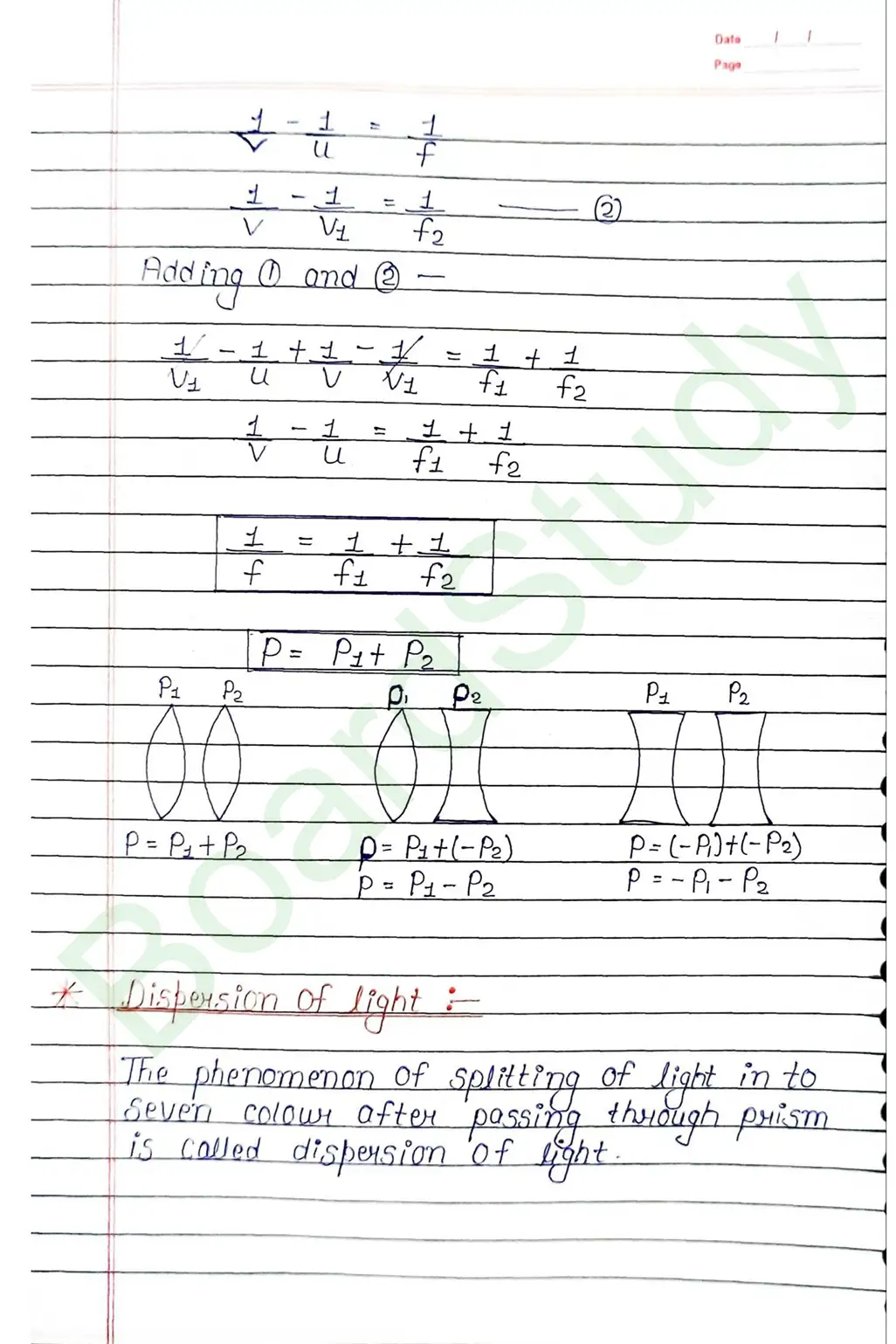 Ray Optics and Optical Instruments Class 12 Physics Chapter 9 Notes (Handwritten Notes PDF Download) 37 9. Ray optics and instrumental things_page-0037