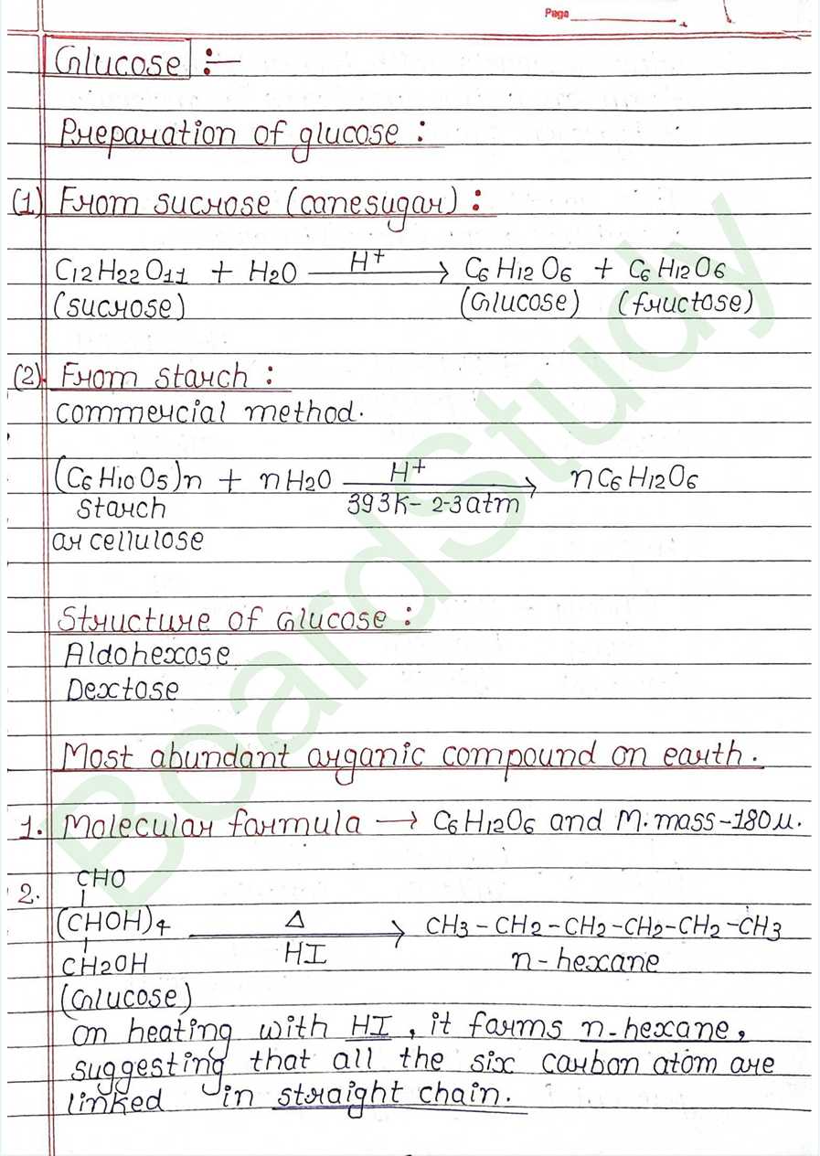 NCERT Class 12 Chemistry Chapter 10 Notes Biomolecules (Handwritten PDF Notes) 3 10. Biomolecules page 0003