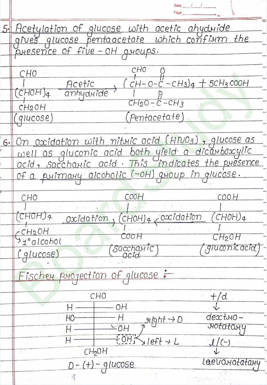 NCERT Class 12 Chemistry Chapter 10 Notes Biomolecules (Handwritten PDF Notes) 5 10. Biomolecules page 0005