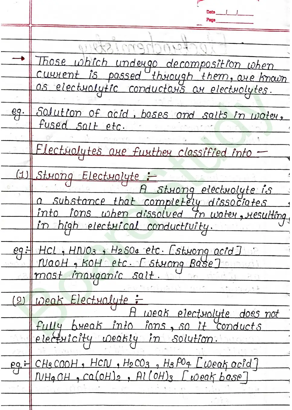 Class 12 Chemistry Chapter 2 Notes Electrochemistry (Handwritten PDF Notes) 2 2. Electrochemistry_page-0002