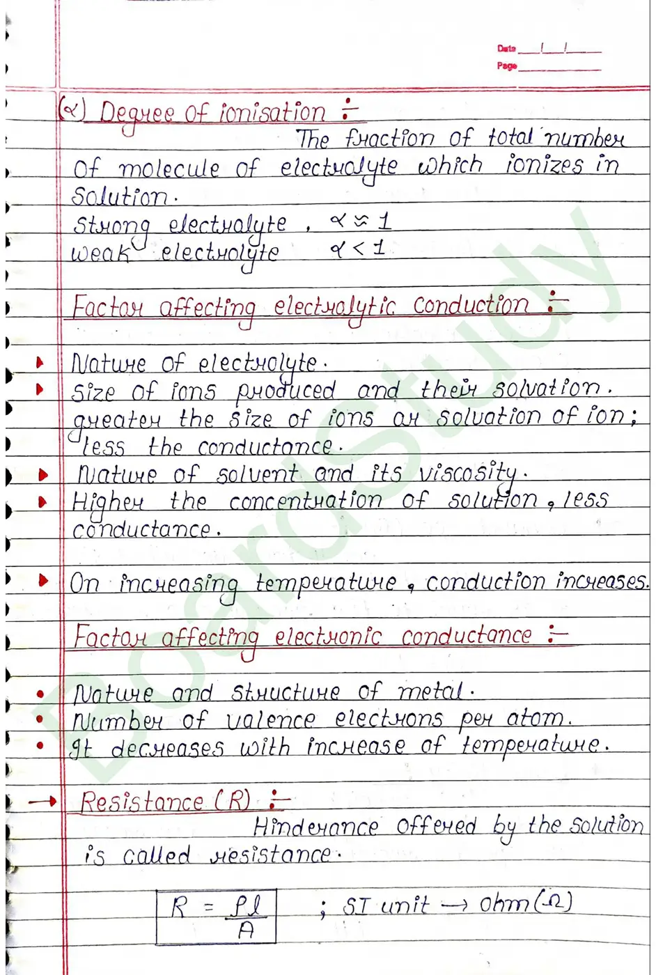 Class 12 Chemistry Chapter 2 Notes Electrochemistry (Handwritten PDF Notes) 3 2. Electrochemistry_page-0003