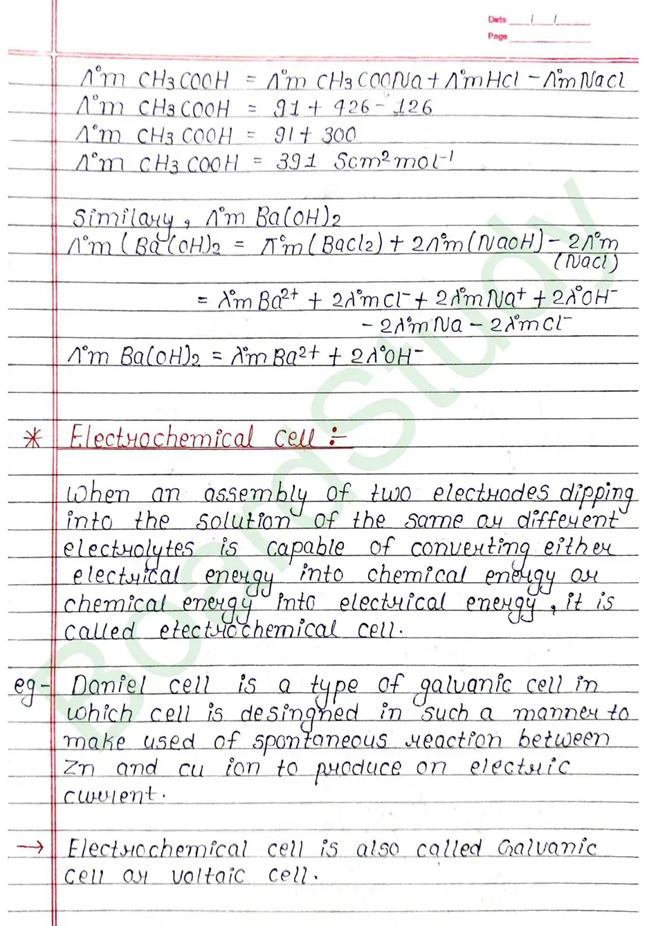 Class 12 Chemistry Chapter 2 Notes Electrochemistry (Handwritten PDF Notes) 11 2. Electrochemistry_page-0011